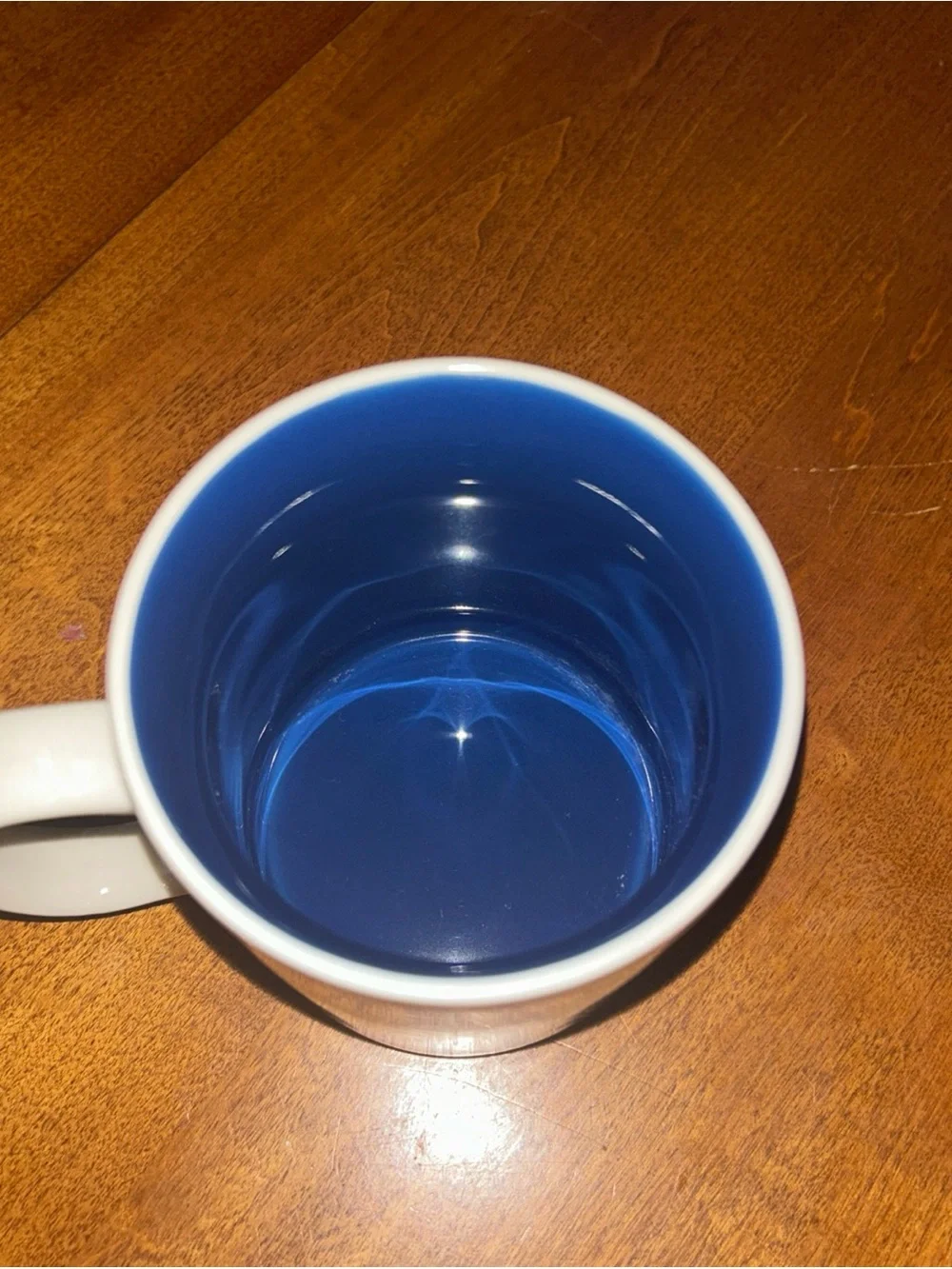 Starbucks Colombia Blue White Gold Ceramic Coffee Mug 2015 discontinued